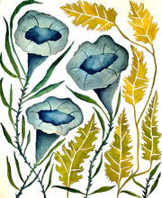 Load image into Gallery viewer, Blue Morning Glory 24x30