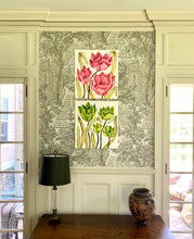 Load image into Gallery viewer, Green Floral 18x20