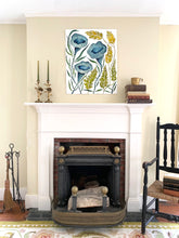 Load image into Gallery viewer, Blue Morning Glory 24x30