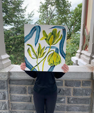 Load image into Gallery viewer, Green Droop Blue Grass 18x20