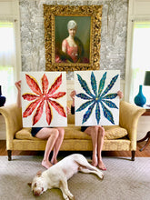 Load image into Gallery viewer, Pink Leaf 24x30
