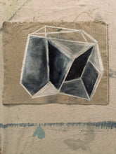 Load image into Gallery viewer, Shaded Geometric on Belgian Linen
