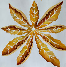 Load image into Gallery viewer, Gold Star Leaf 18x18
