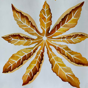 Gold Star Leaf 18x18