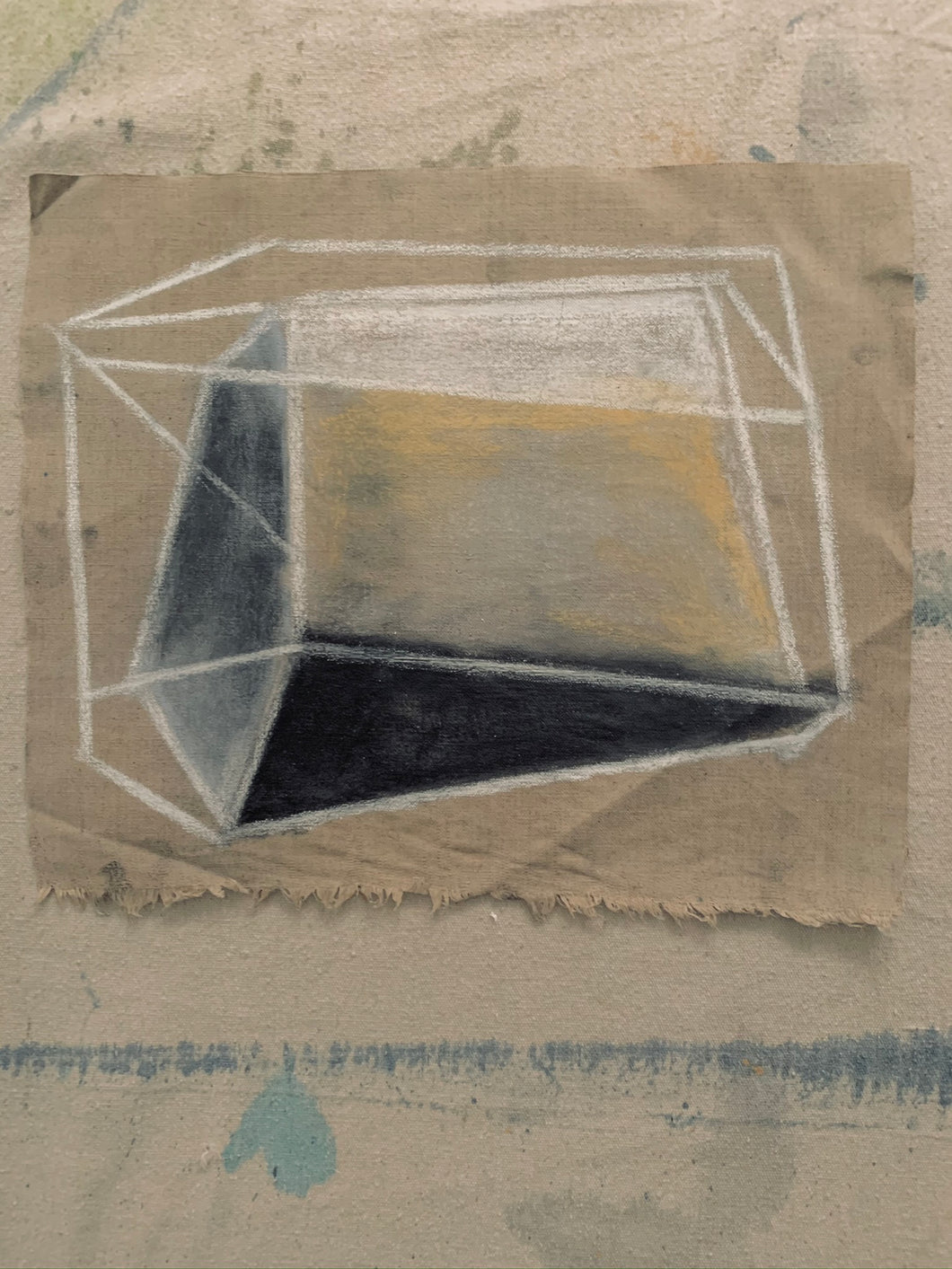 Warm Geometric on Belgian Linen
