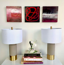 Load image into Gallery viewer, Crimson-Violet Color Study Panel 12x12
