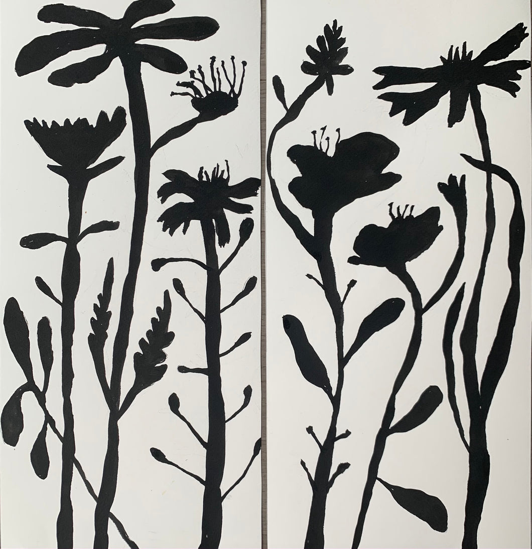 Black & White Botanical Set