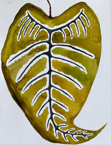 Graphic Leaf 14x18