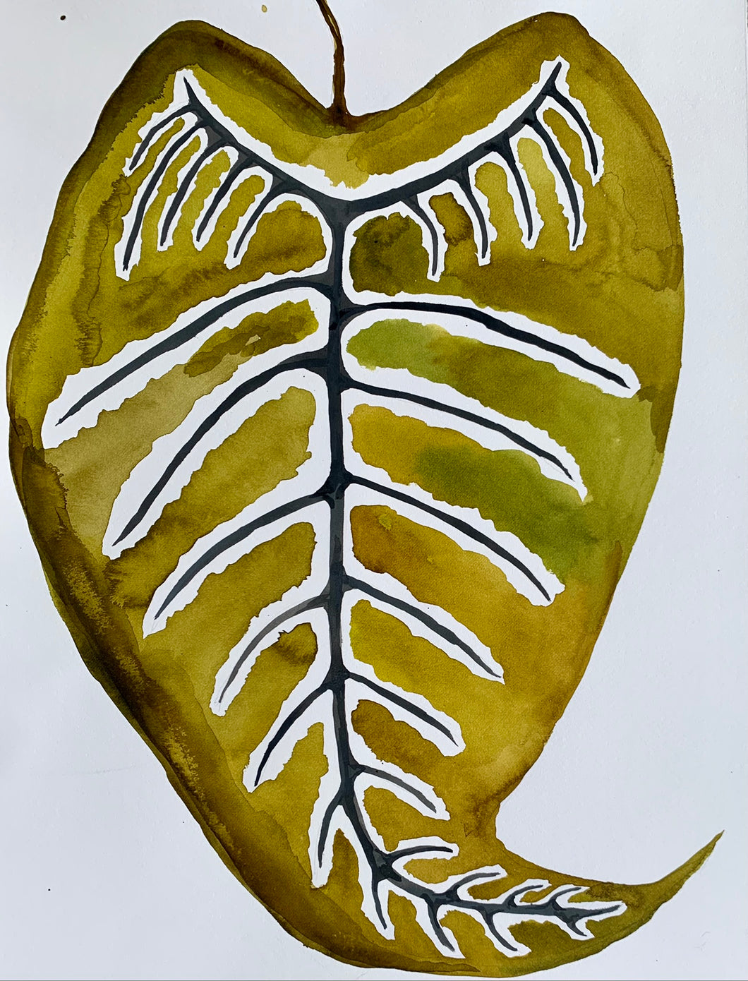 Graphic Leaf 14x18