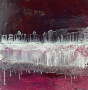 Crimson-Violet Color Study Panel 12x12