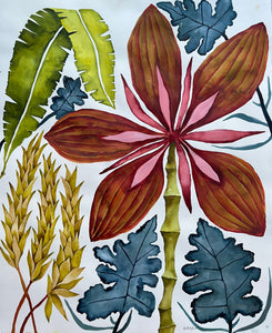 Star Petal Autumn Grain 27x33