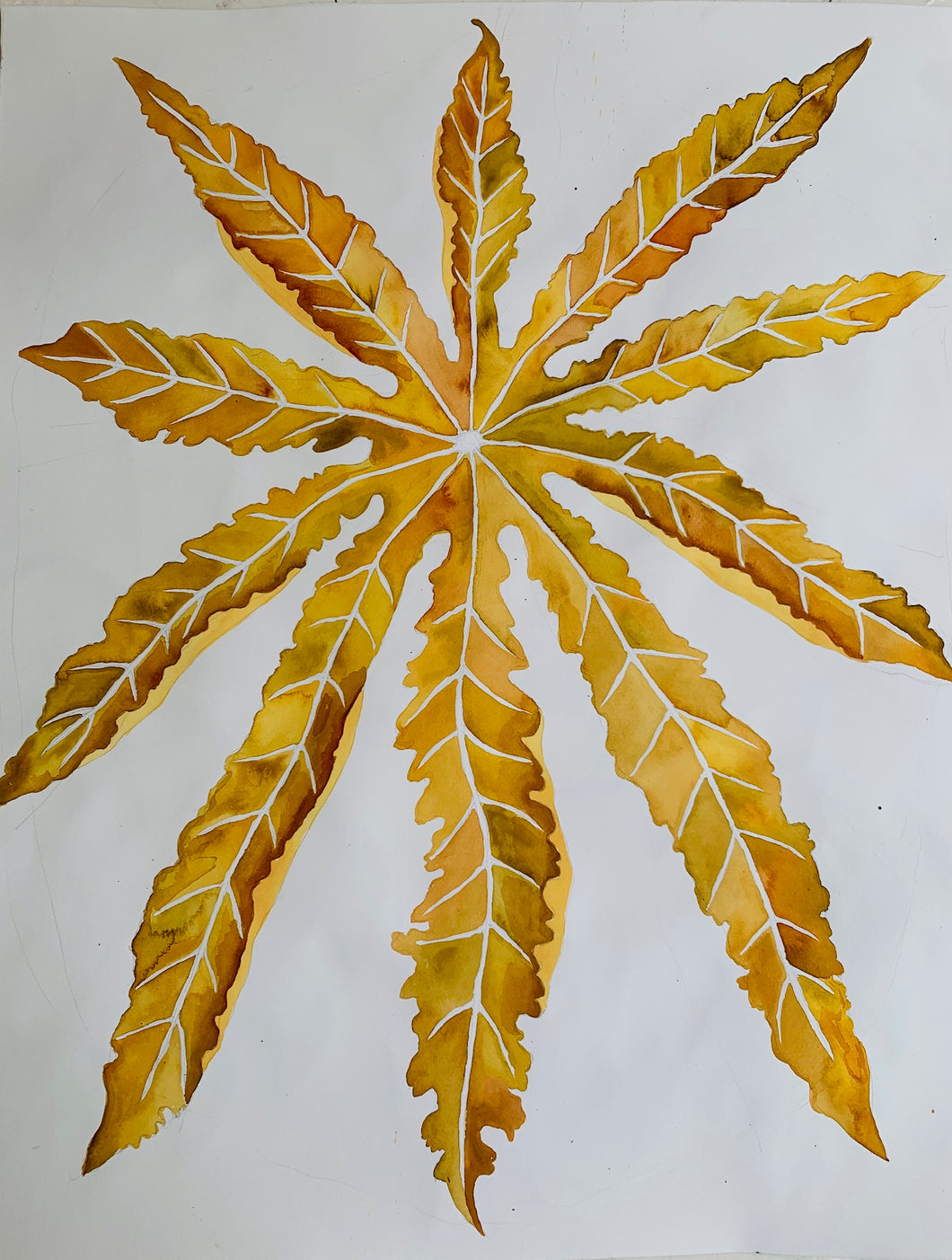 Golden Leaf 24x30