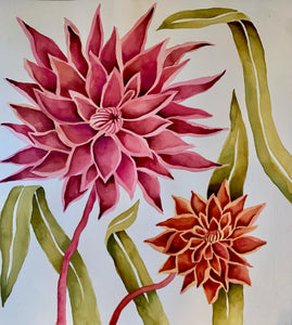Pink Dahlia 18x20