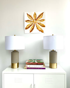 Gold Star Leaf 18x18