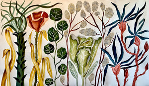 Brussel Sprout Floral 32x55