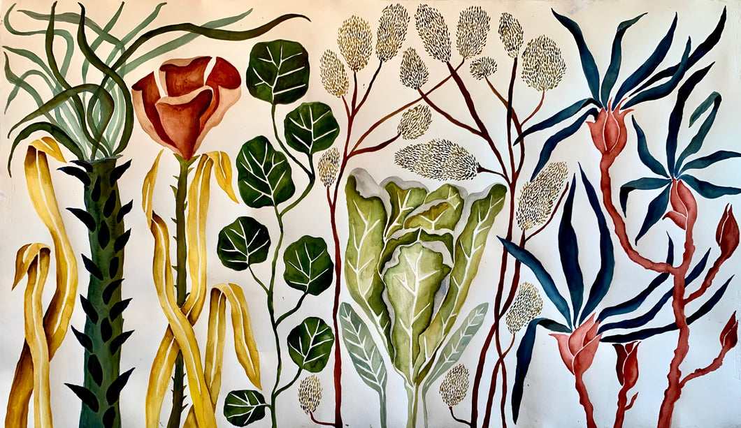 Brussel Sprout Floral 32x55